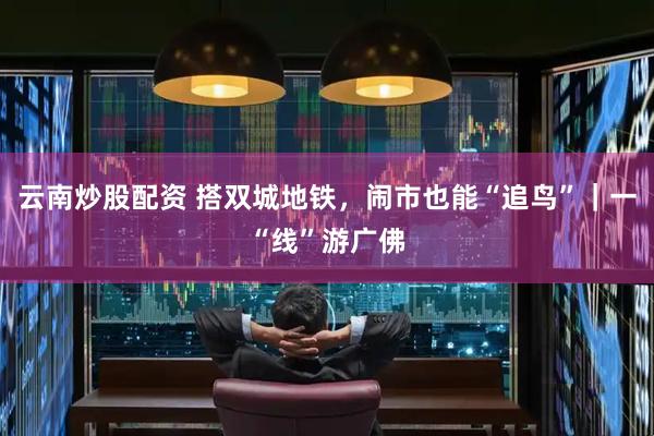 云南炒股配资 搭双城地铁，闹市也能“追鸟”｜一“线”游广佛
